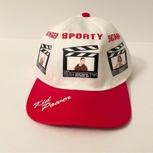 Vintage 90s Spice Girls Kid Power Official Merchandise Hat Red White